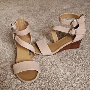 Franco Sarto Derek Wedge Sandals